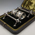 Around 1915 British Antique Silver Plated Napkin Ring & Knife Rest Pair Boxed